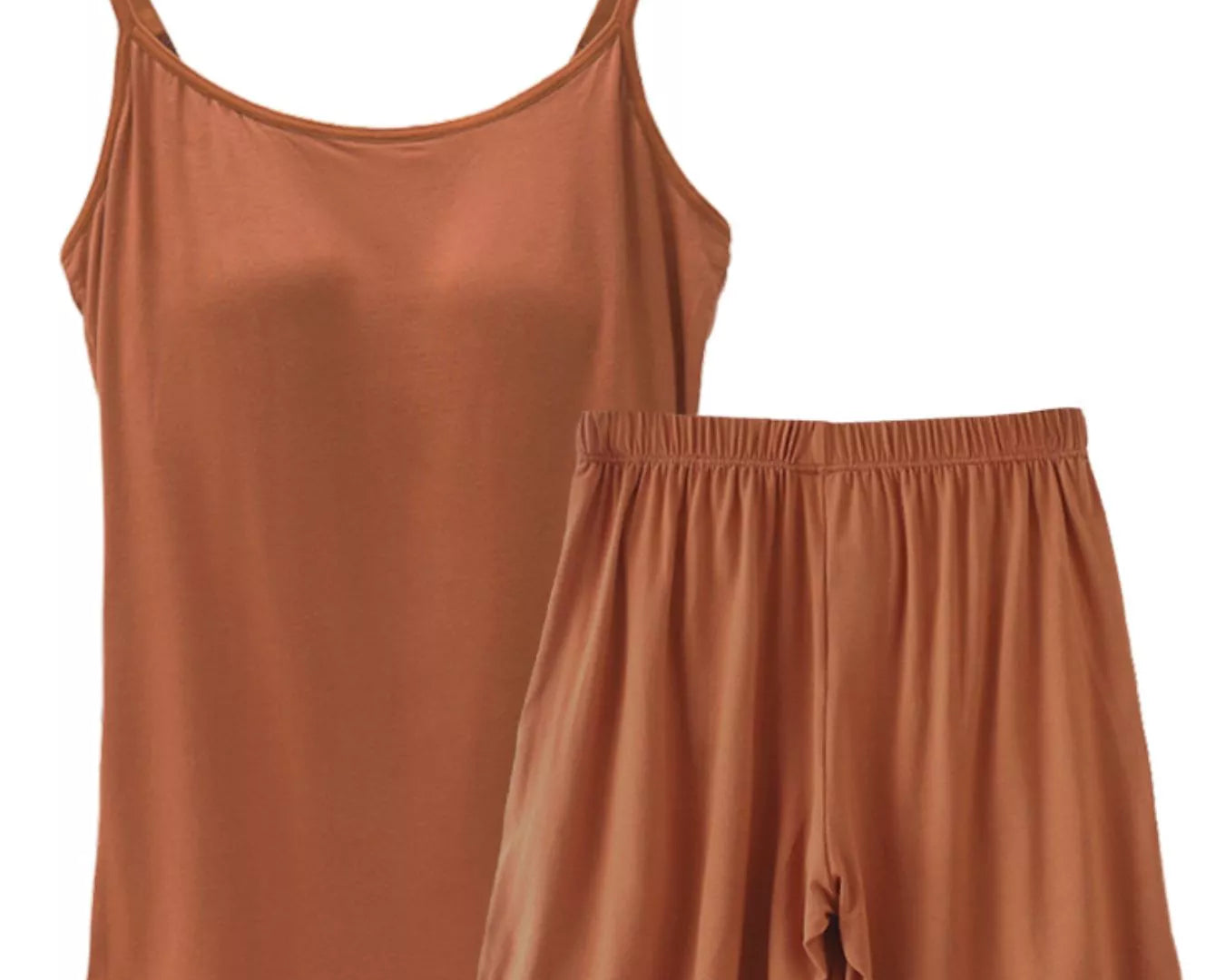 NEWYORKLISTED Intimate Apparel Collection: Brown Cami Set