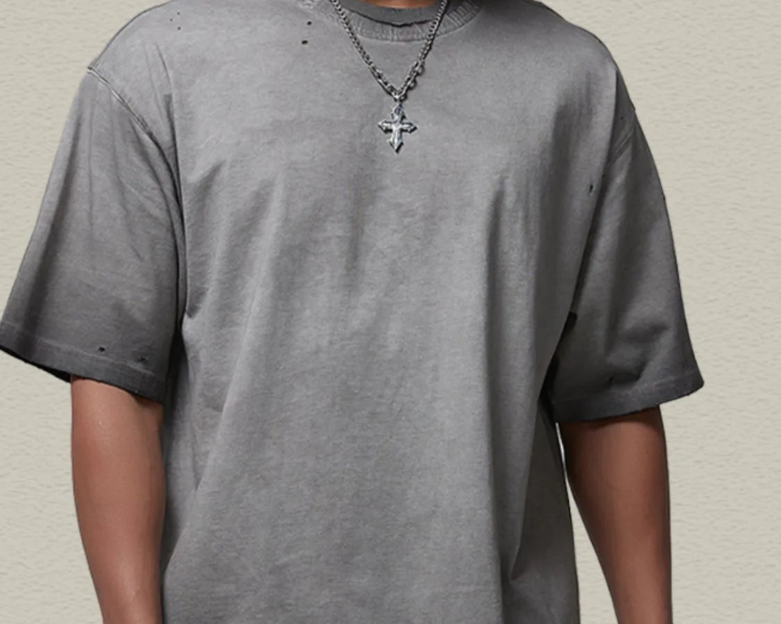 NEWYORKLISTED ATLAS MEN's Round Neck Half Sleeve T-Shirt