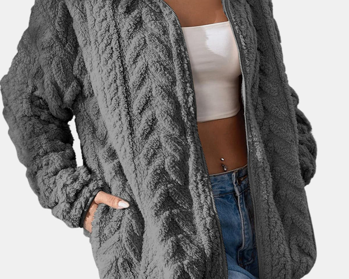 NEWYORKLISTED STYLE COLLECTION: Long Sleeve Warm Sweater Jacket - NEWYORKLISTED