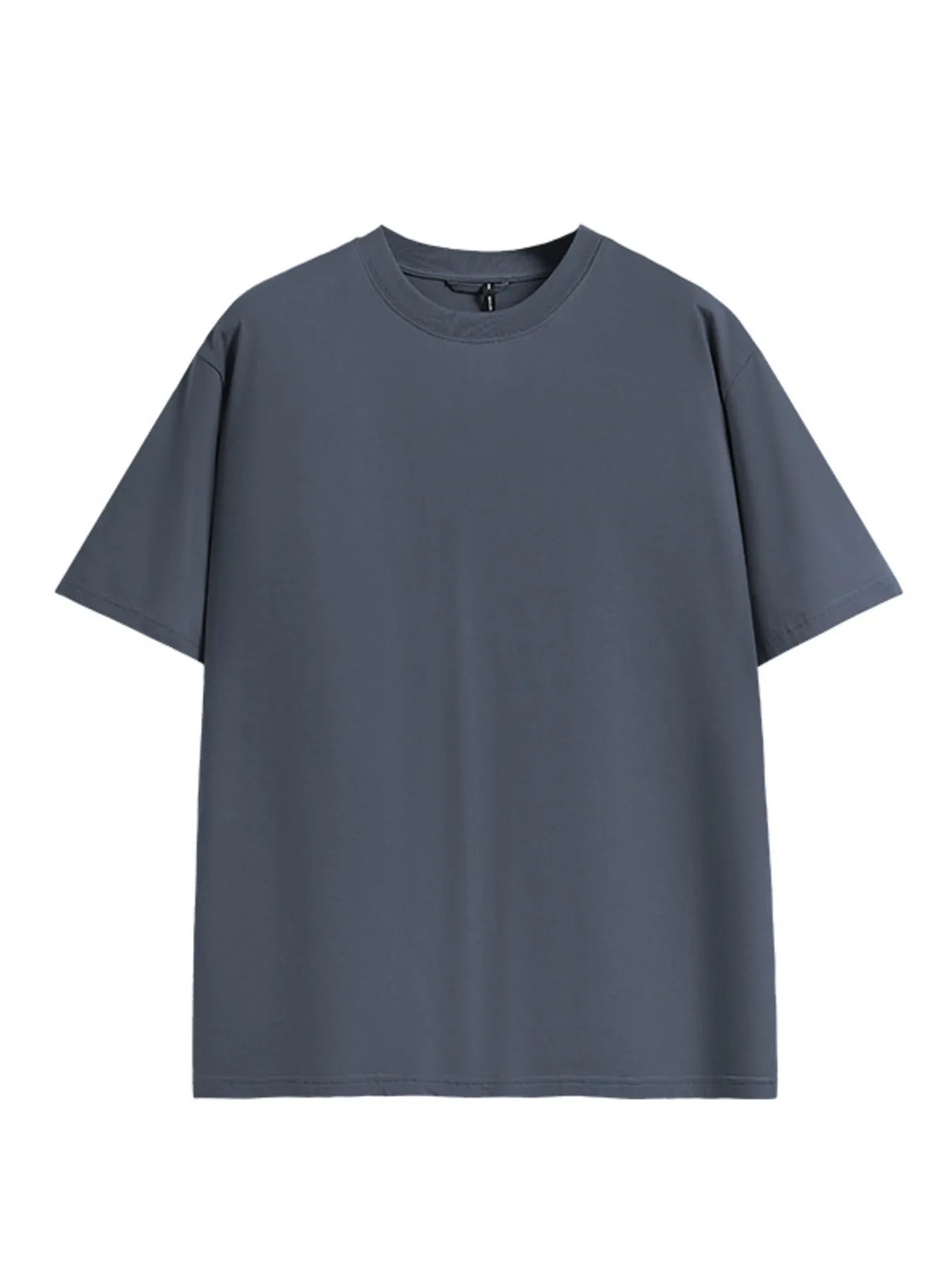 NEWYORKLISTED ATLAS MEN's COLLECTION: Plain dark gray t-shirt on a white background