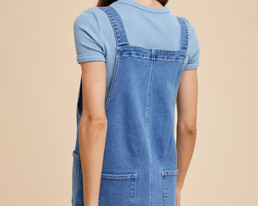NEWYORKLISTED STYLE COLLECTION: Denim Overall Dress - NEWYORKLISTED