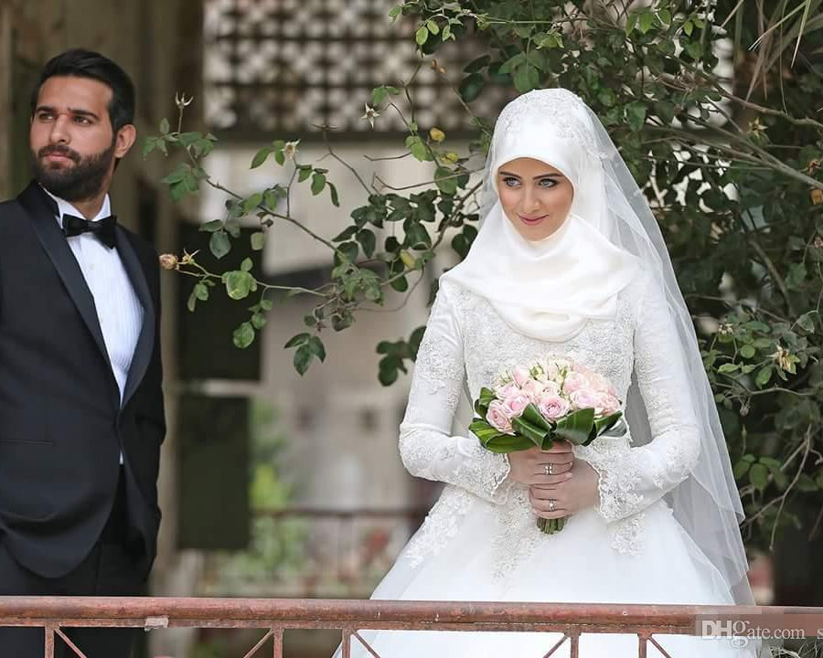 NEWYORKLISTED ELEGANT BRIDE COLLECTION: Wedding Dress Wholesale Bride Lace Long Sleeve Custom Muslim Wedding Dresses - NEWYORKLISTED