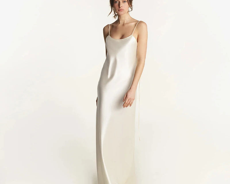 NEWYORKLISTED STYLE COLLECTION: New Arrival 2024 Spring Luxury Women Silk Maxi Dress 100% Mulberry Silk Dresses - NEWYORKLISTED