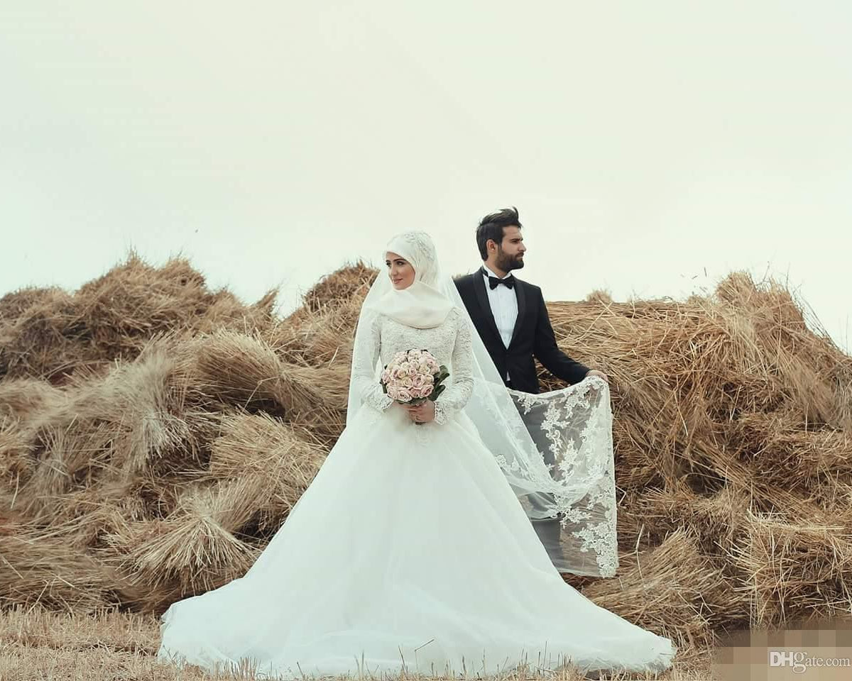 NEWYORKLISTED ELEGANT BRIDE COLLECTION: Wedding Dress Wholesale Bride Lace Long Sleeve Custom Muslim Wedding Dresses - NEWYORKLISTED