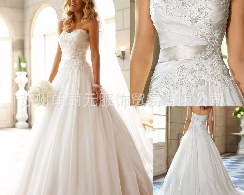 NEWYORKLISTED ELEGANT BRIDE COLLECTION: Strapless Wedding Dress - NEWYORKLISTED