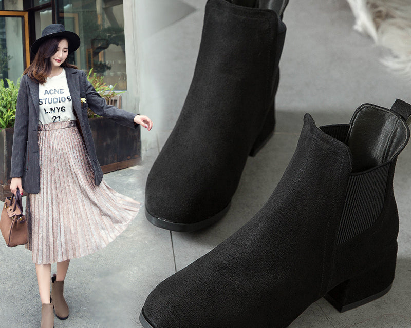 XIDISO Fashion Ladies Winter Snow Boots Ankle Genuine Cow Leather High Top Women Sneakers Boots Warm Plush Shoe Chunky Sole Boot - NEWYORKLISTED