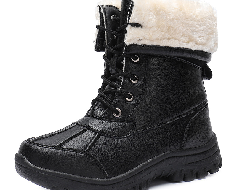 2021 Winter New Women's Leather Boots Martin Boots High Top Leather Shoes - NEWYORKLISTED