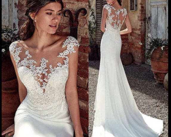 NEWYORKLISTED ELEGANT BRIDE COLLECTION: Lace Mermaid Elegant Wedding Dress - NEWYORKLISTED