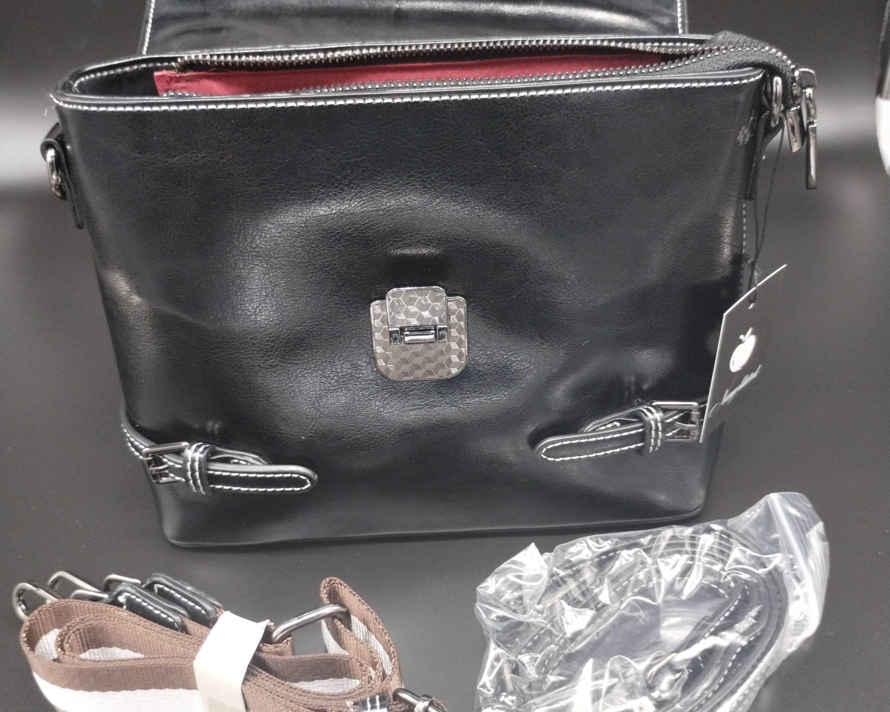 NEWYORKLISTED - Black Leather Handbag - The Michele! - NEWYORKLISTED