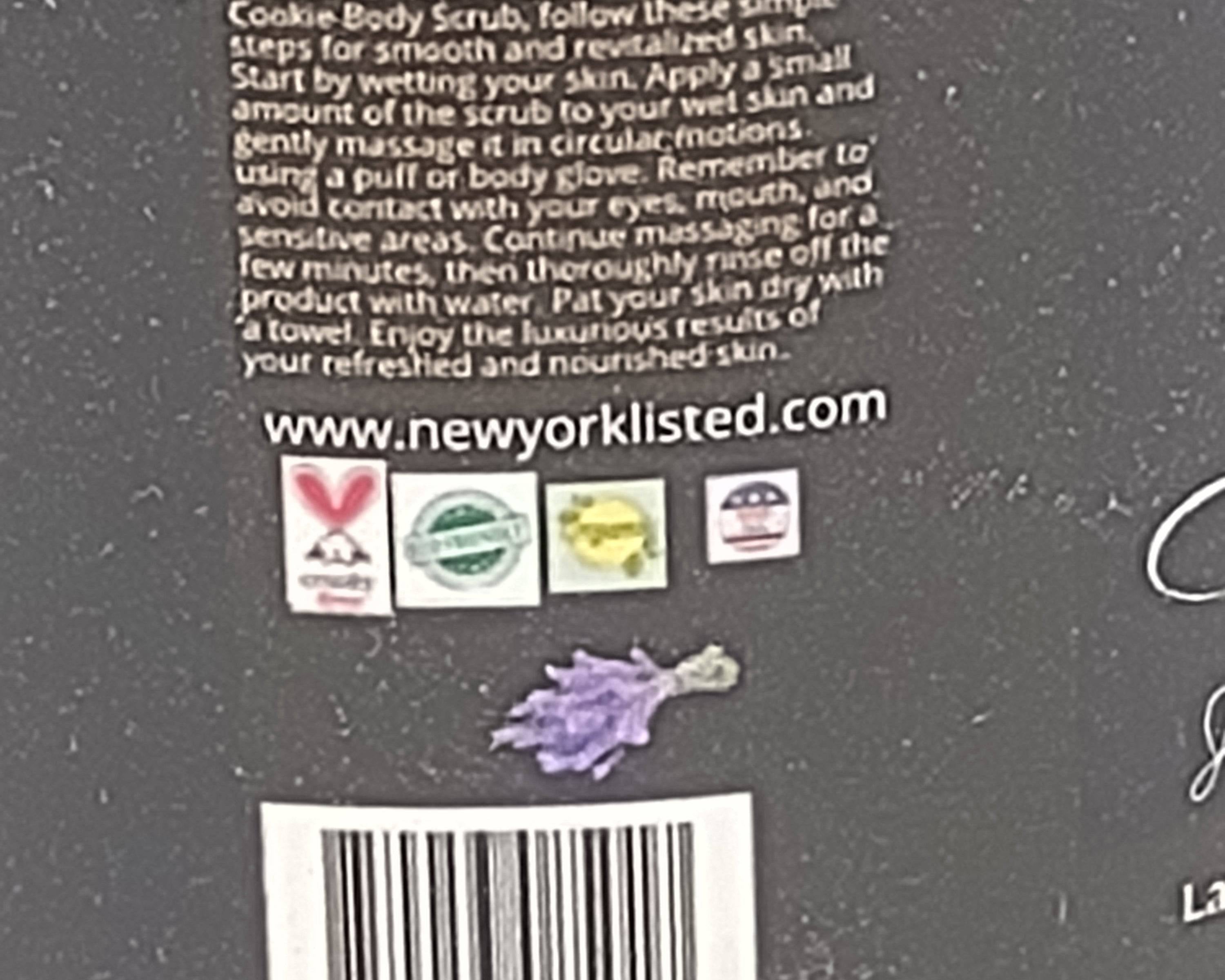 NEWYORKLISTED SPA  - Lavender Sugar Cookie Scrub - NEWYORKLISTED