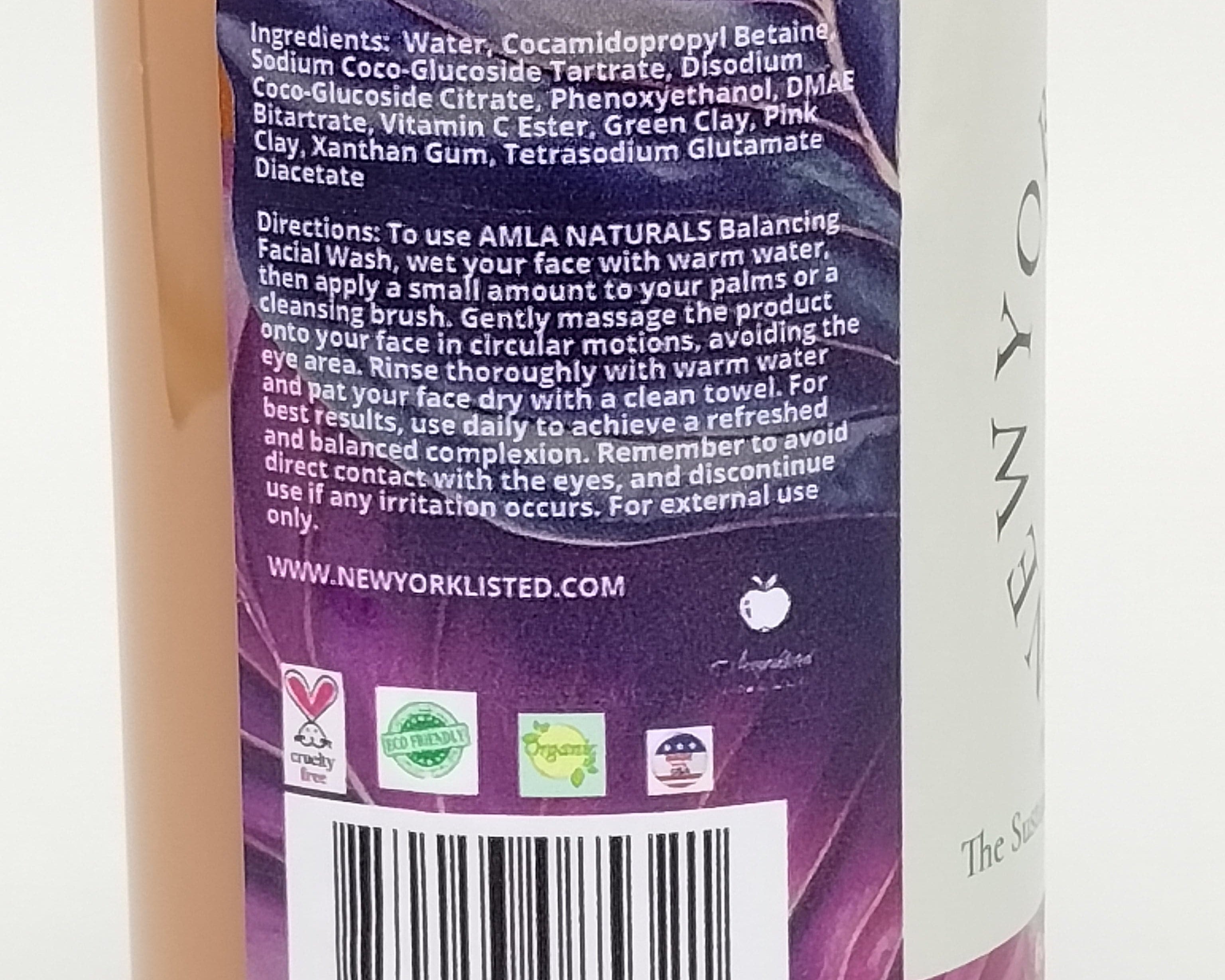 AMLA NATURALS Balancing Facial Wash - NEWYORKLISTED