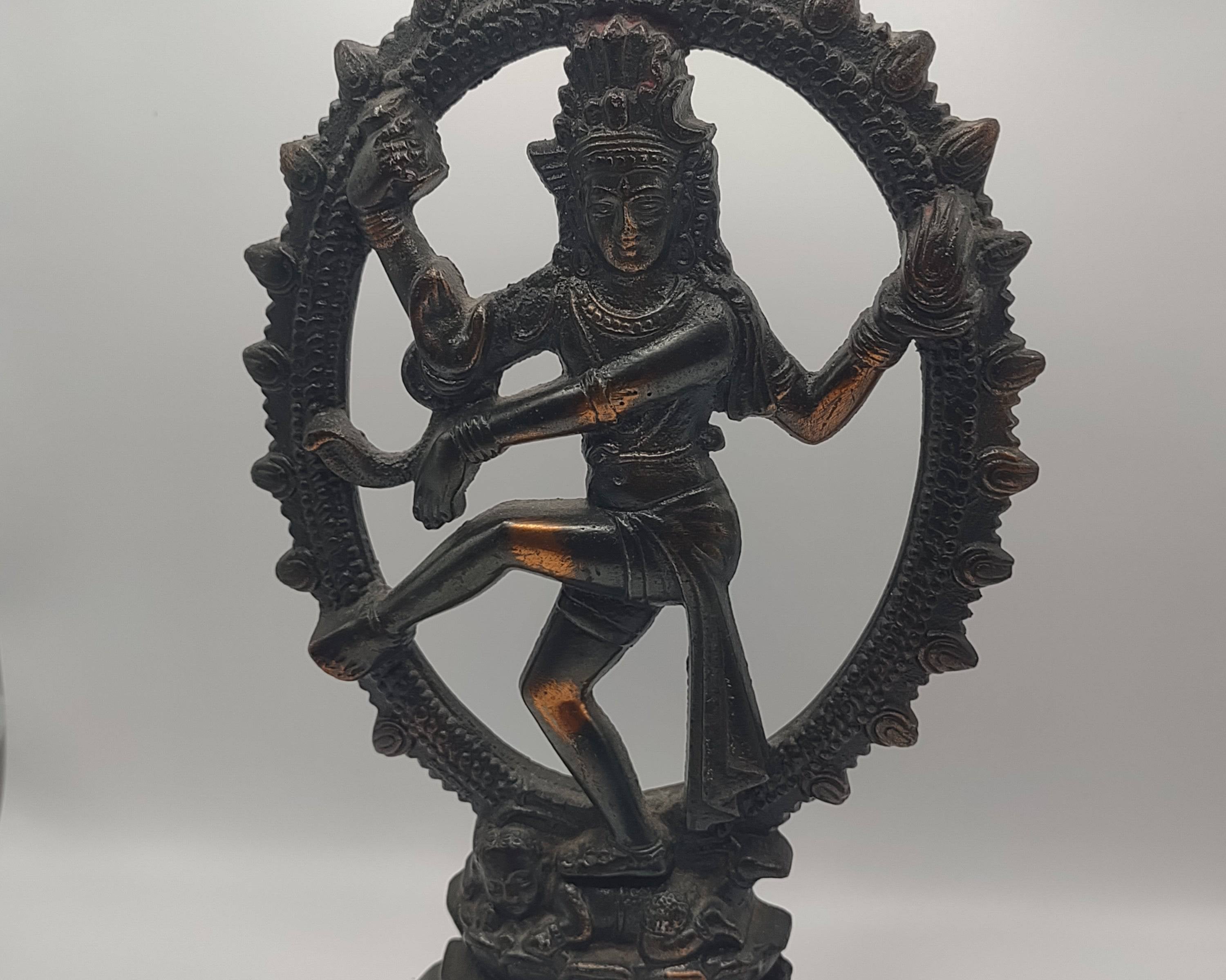 Nataraja Statue – Cosmic Shiva Dancing in Circle of Flames: NEWYORKLISTED UNIQUE FINDS COLLECTION - NEWYORKLISTED