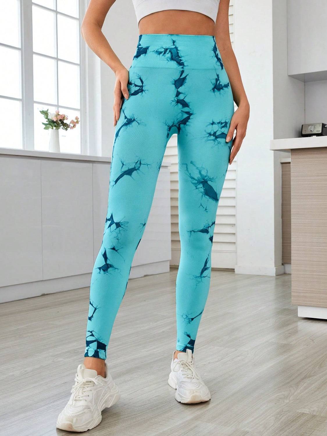 NEWYORKLISTED STYLE COLLECTION: Printed High Waist Active Leggings - NEWYORKLISTED