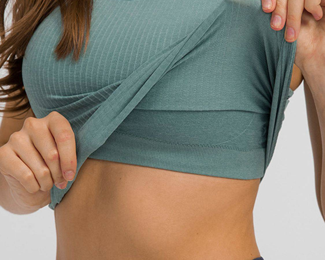 Round Neck Racerback Active Tank: NEWYORKLISTED STYLE COLLECTION - NEWYORKLISTED