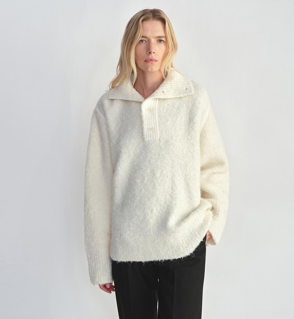 NEWYORKLISTED STYLE COLLECTION: Alpaca Wool Blended Sweater - NEWYORKLISTED