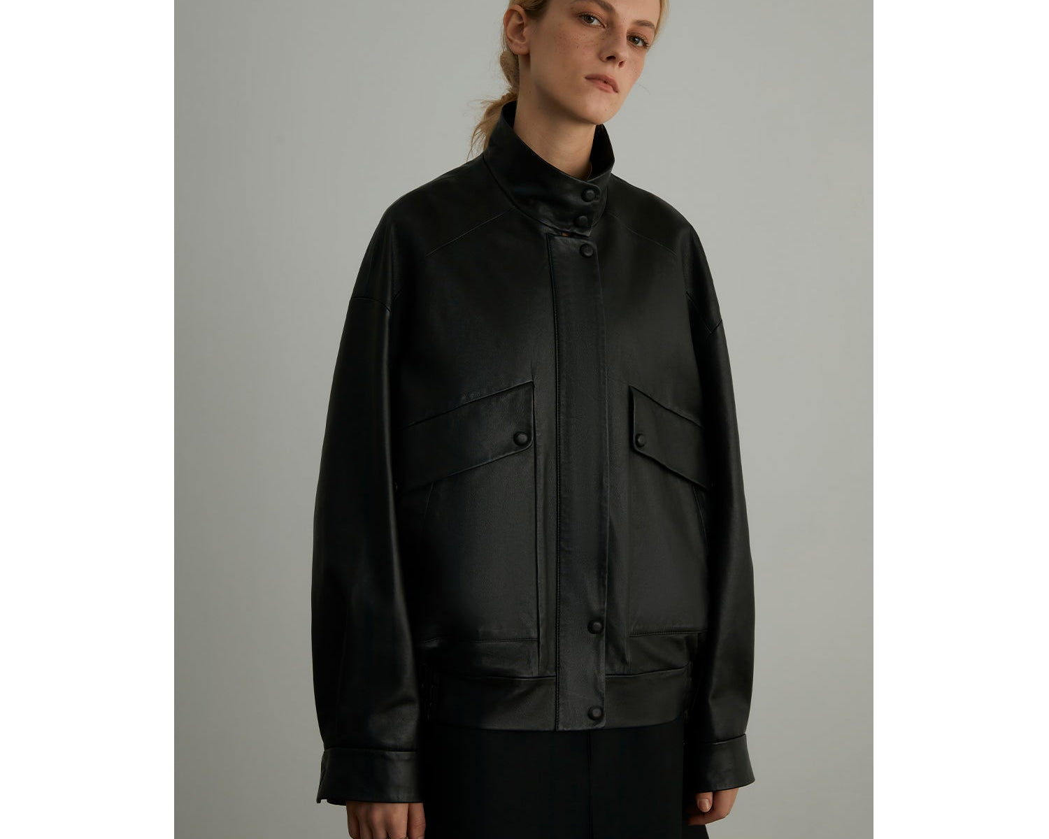 Brown Retro Genuine Leather Jacket Women's Motorcycle Sheep Leather Jacket Short "Loveless Muse" - NEWYORKLISTED