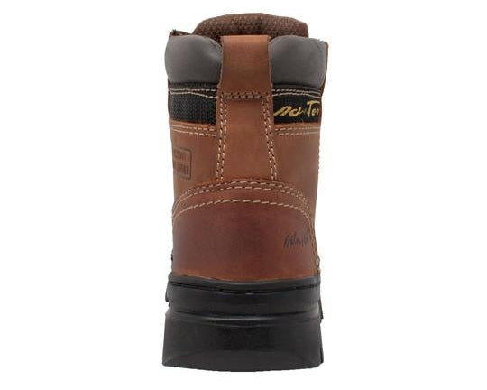 Women's 6" Work Hiker Brown Leather Boot-2