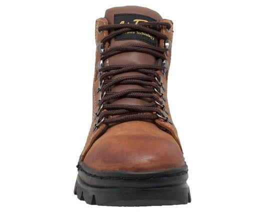 Women's 6" Work Hiker Brown Leather Boot-3