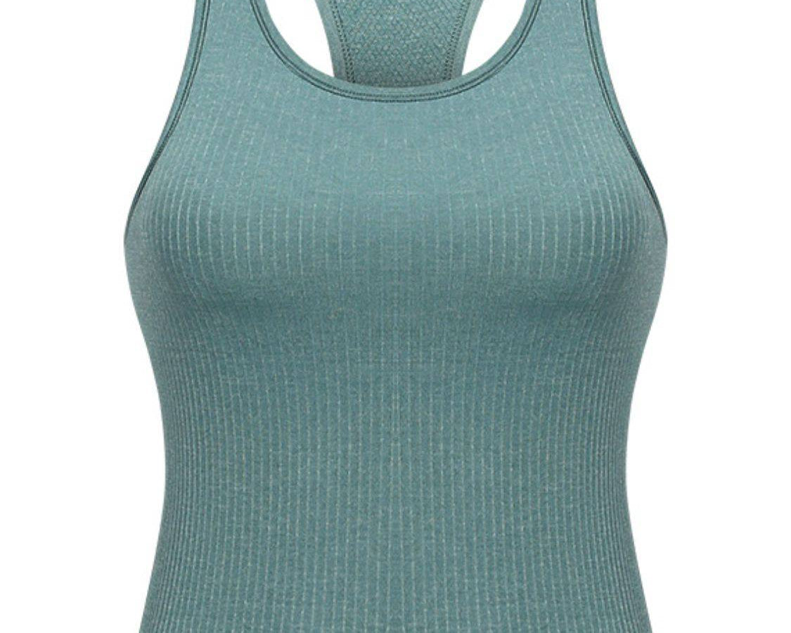 Round Neck Racerback Active Tank: NEWYORKLISTED STYLE COLLECTION - NEWYORKLISTED