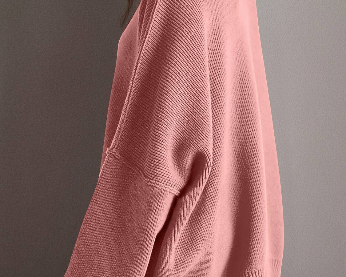 NEWYORKLISTED STYLE COLLECTION: Round Neck Long Sleeve Sweater - NEWYORKLISTED