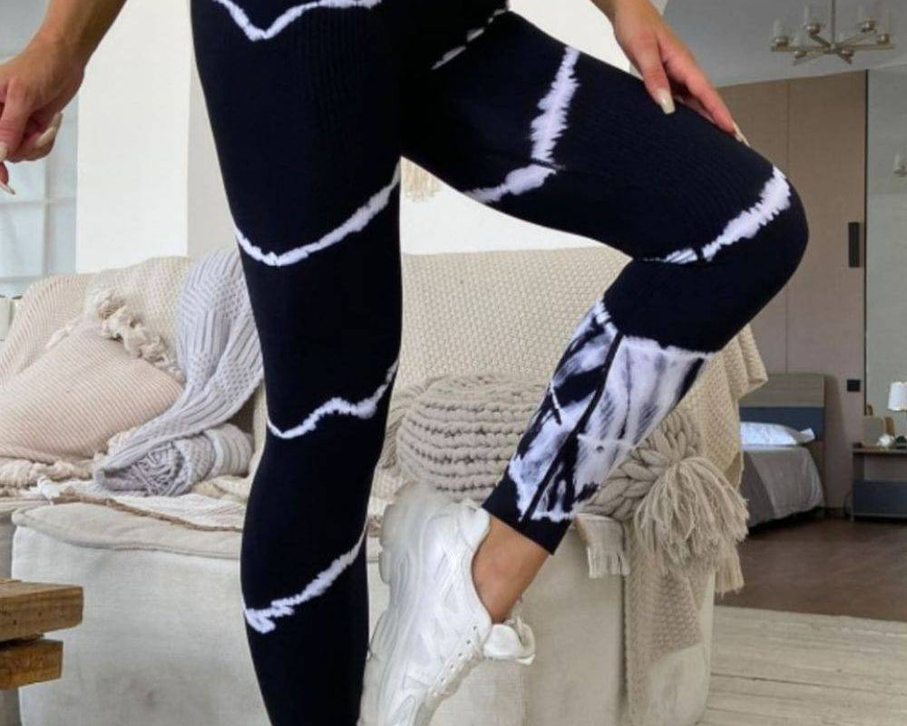 Slim Fit High Waist Long Active Pants: NEWYORKLISTED STYLE COLLECTION - NEWYORKLISTED