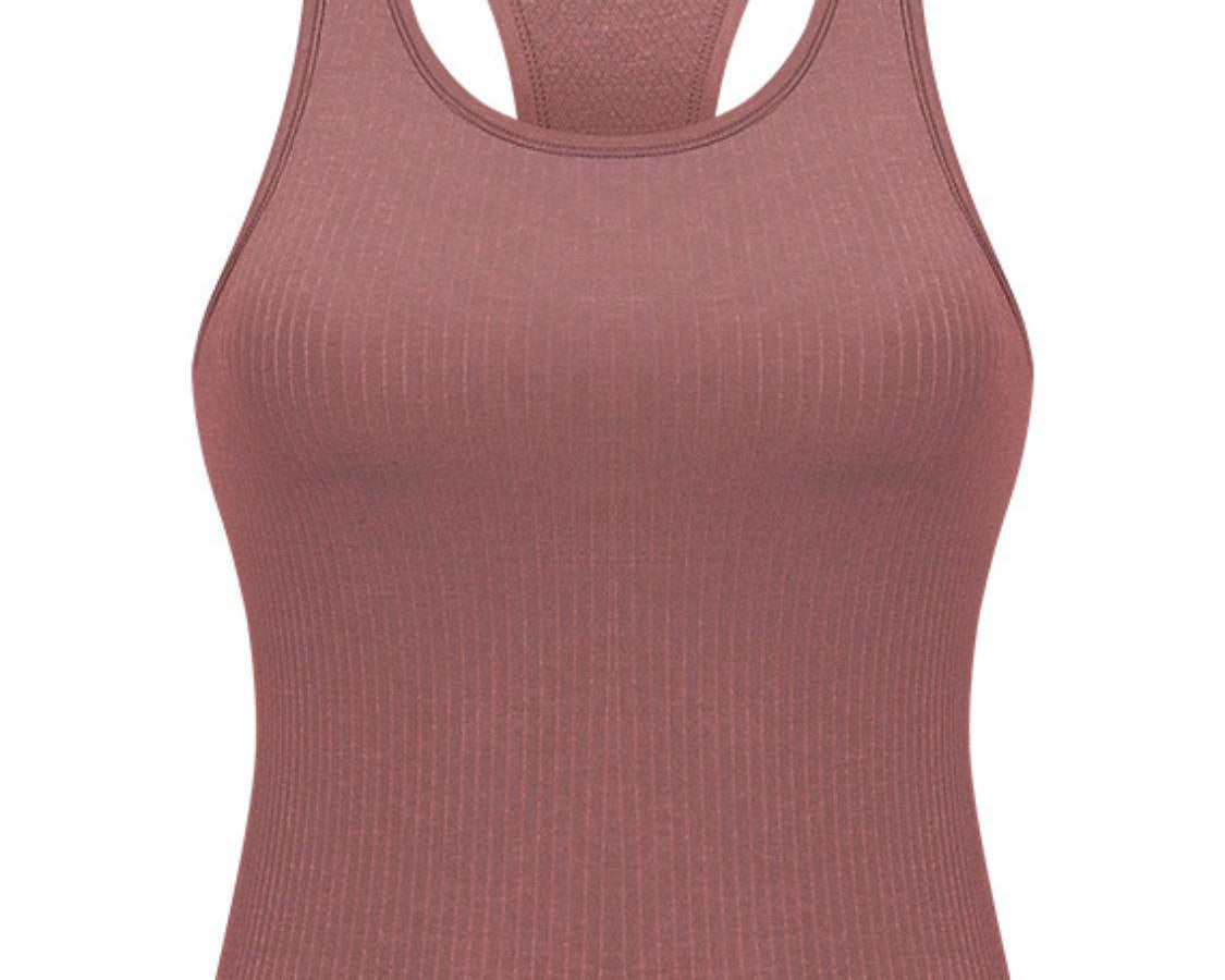 Round Neck Racerback Active Tank: NEWYORKLISTED STYLE COLLECTION - NEWYORKLISTED