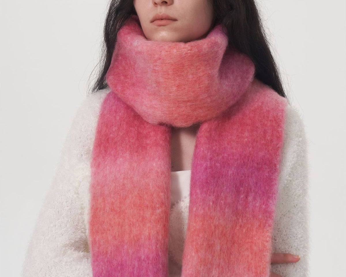NEWYORKLISTED STYLE COLLECTION: Thermal Fringe Scarf