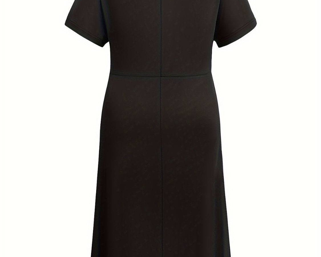 NYLD Short Sleeve Midi Dress - NEWYORKLISTED