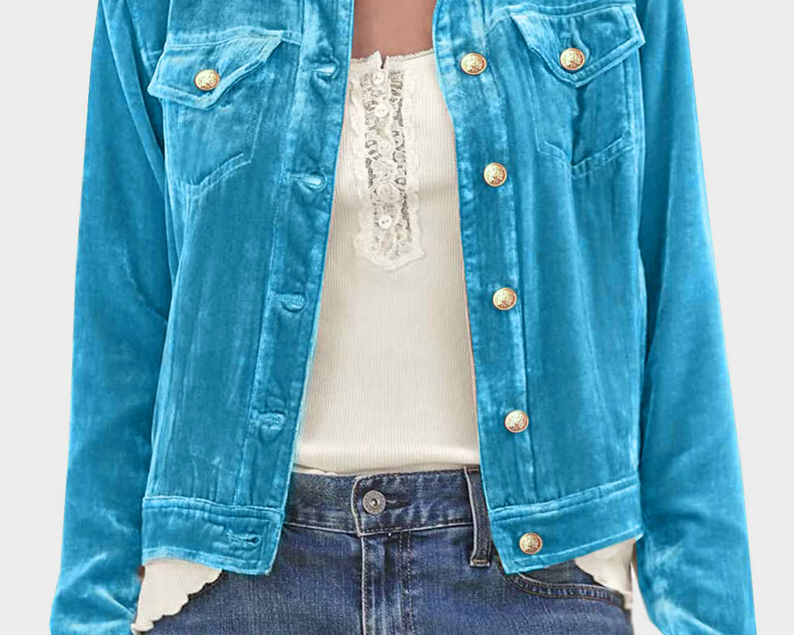 Long Sleeve Jacket with Chest Pockets: NEWYORKLISTED STYLE COLLECTION - NEWYORKLISTED