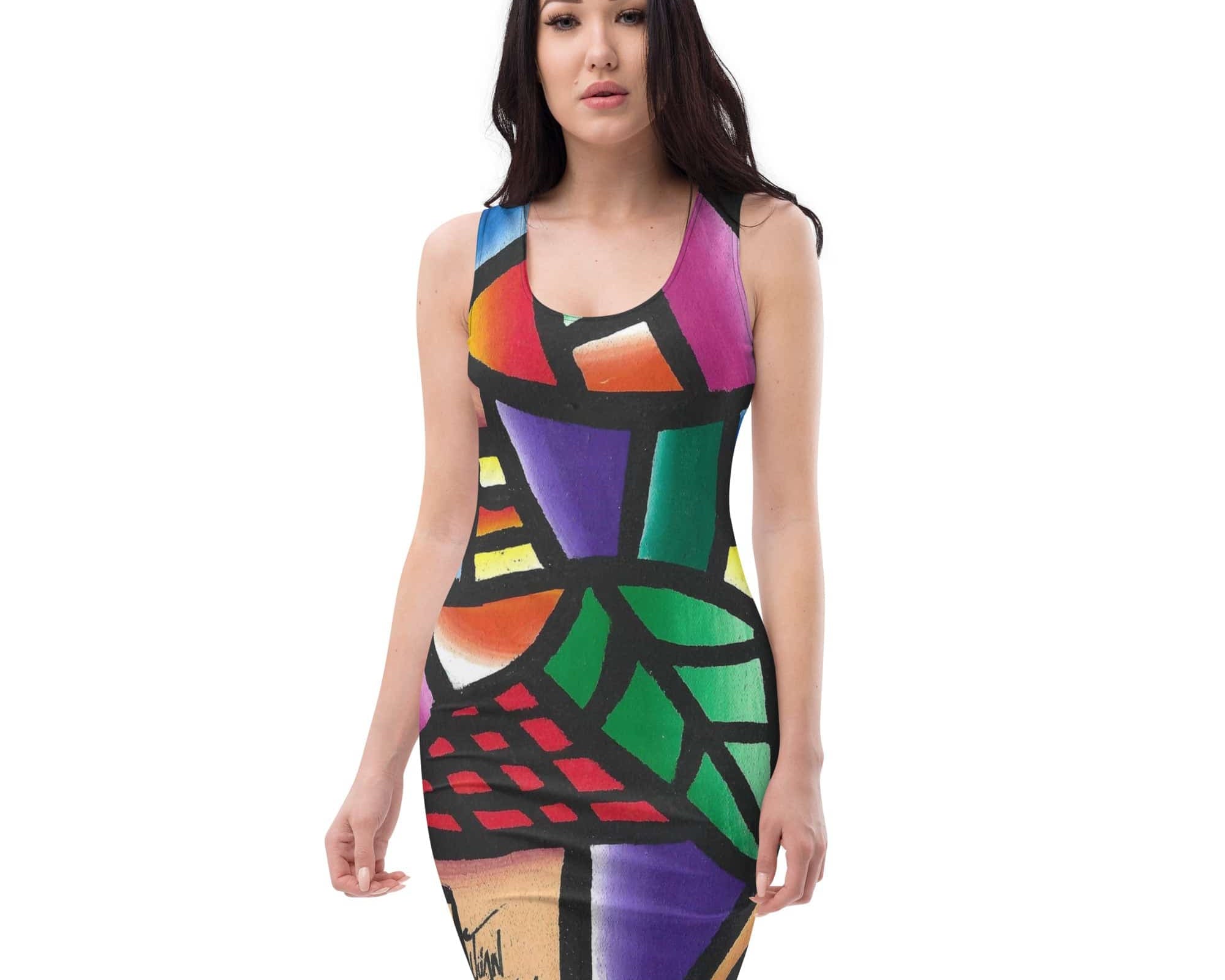 NEWYORKLISTED GRAFFITI ART DRESS - NEWYORKLISTED