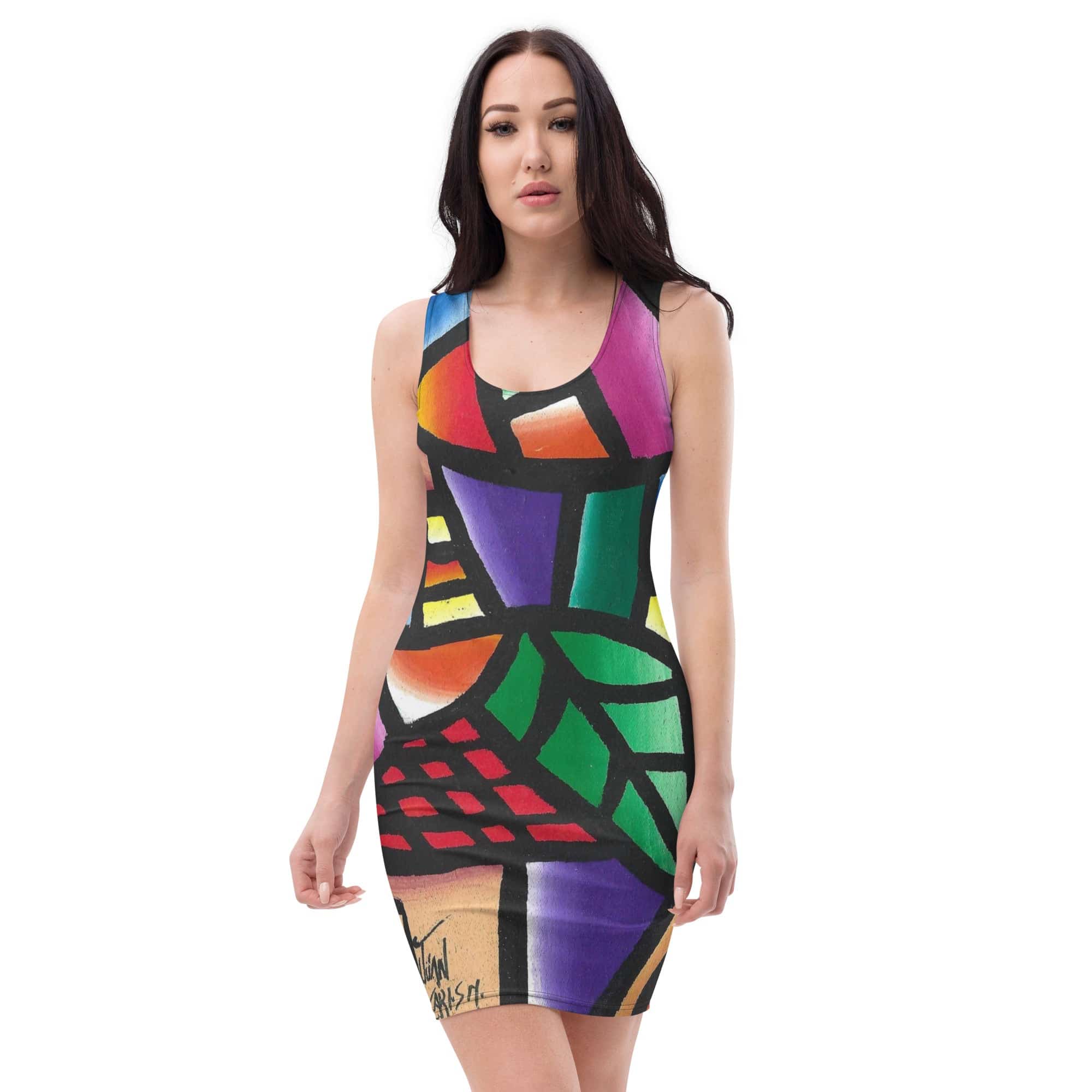 NEWYORKLISTED GRAFFITI ART DRESS - NEWYORKLISTED