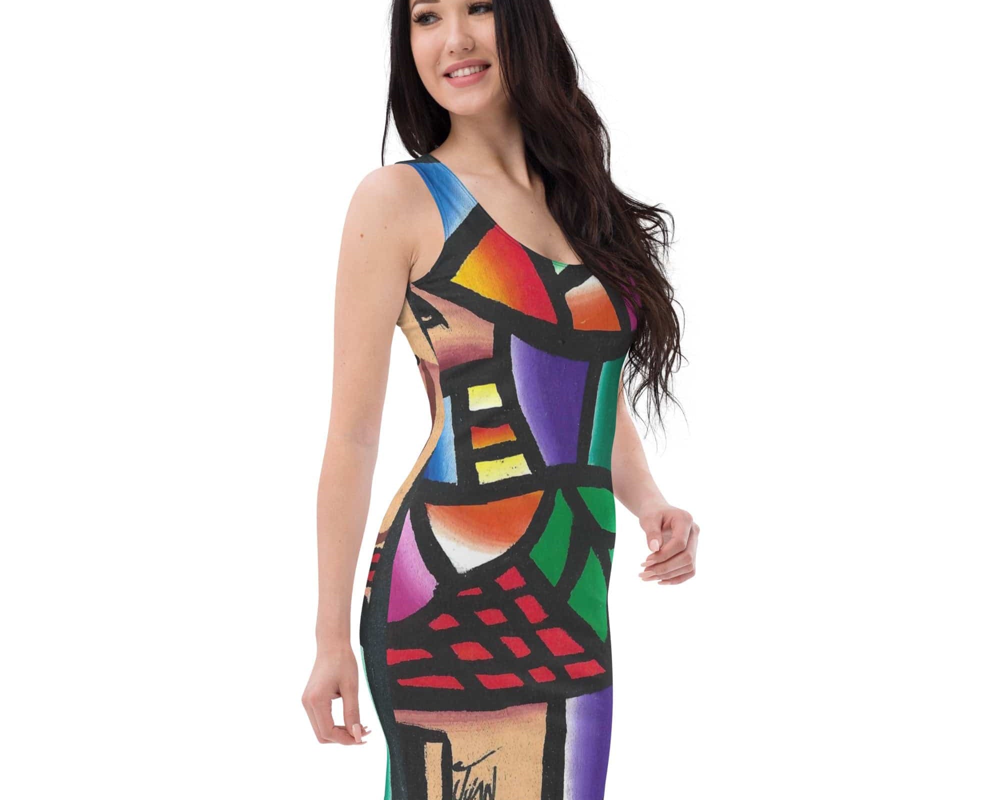NEWYORKLISTED GRAFFITI ART DRESS - NEWYORKLISTED