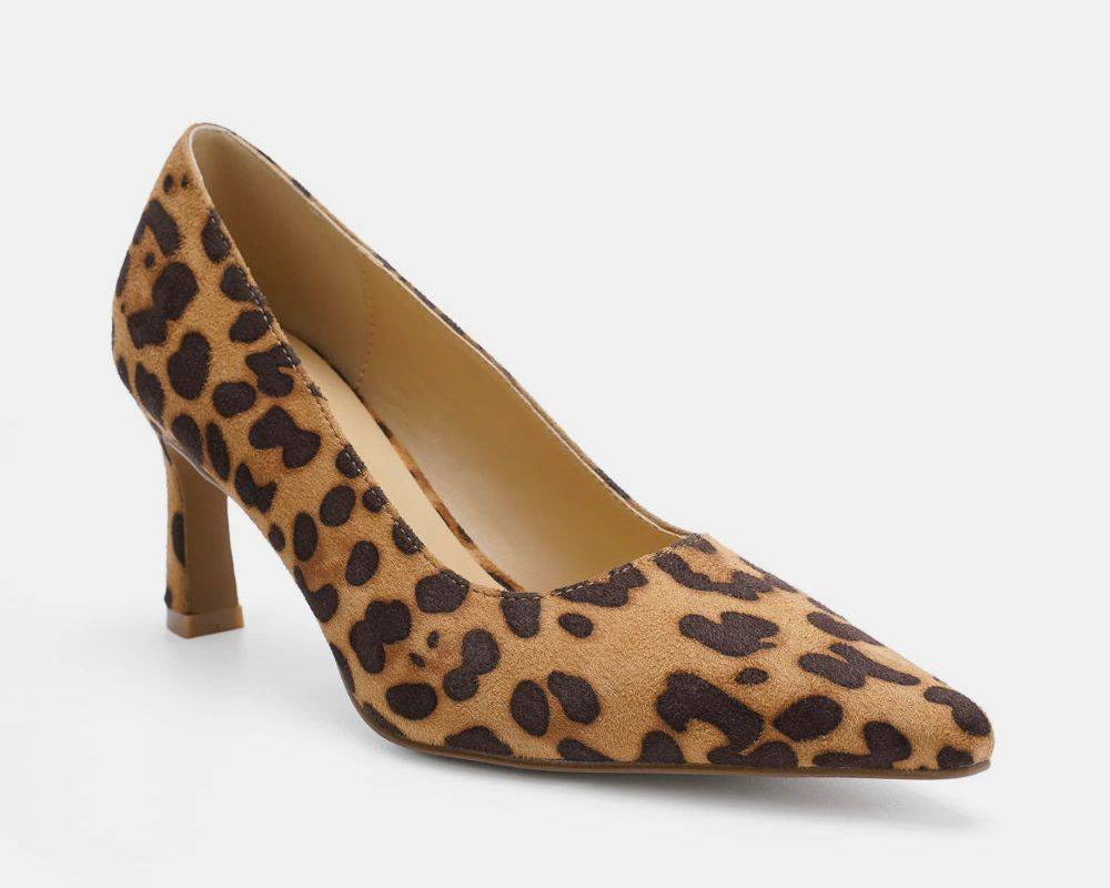 NEWYORKLISTED STYLE COLLECTION: Faux Suede Leopard Point Toe Pumps - NEWYORKLISTED