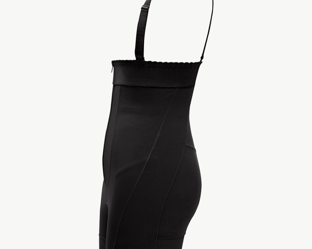 NEWYORKLISTED Intimate Apparel: Black dress with thin straps on a white background