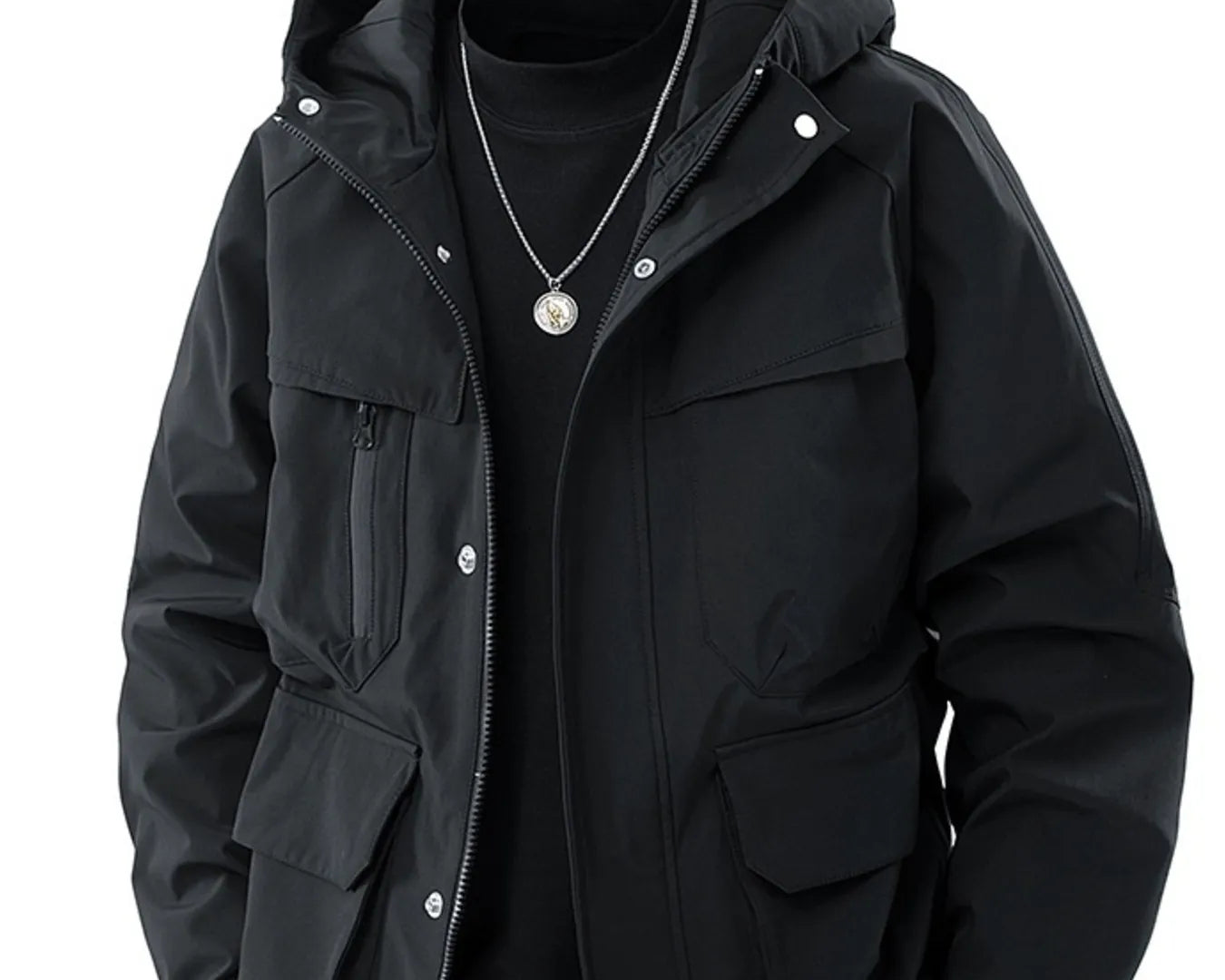 NEWYORKLISTED ATLAS MEN'S COLLECTION: Men’s Full-Size Zip Up Hooded Jacket