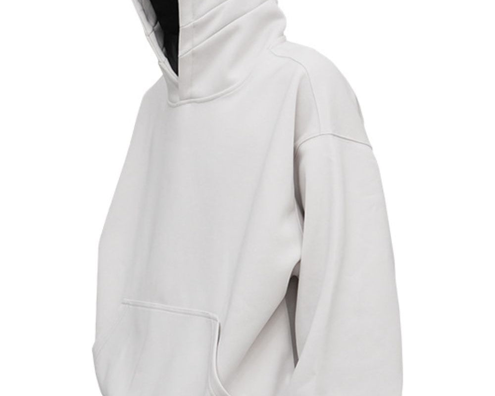 NEWYORKLISTED ATLAS MEN'S COLLECTION: Long Sleeve Hoodie with Pocket in White