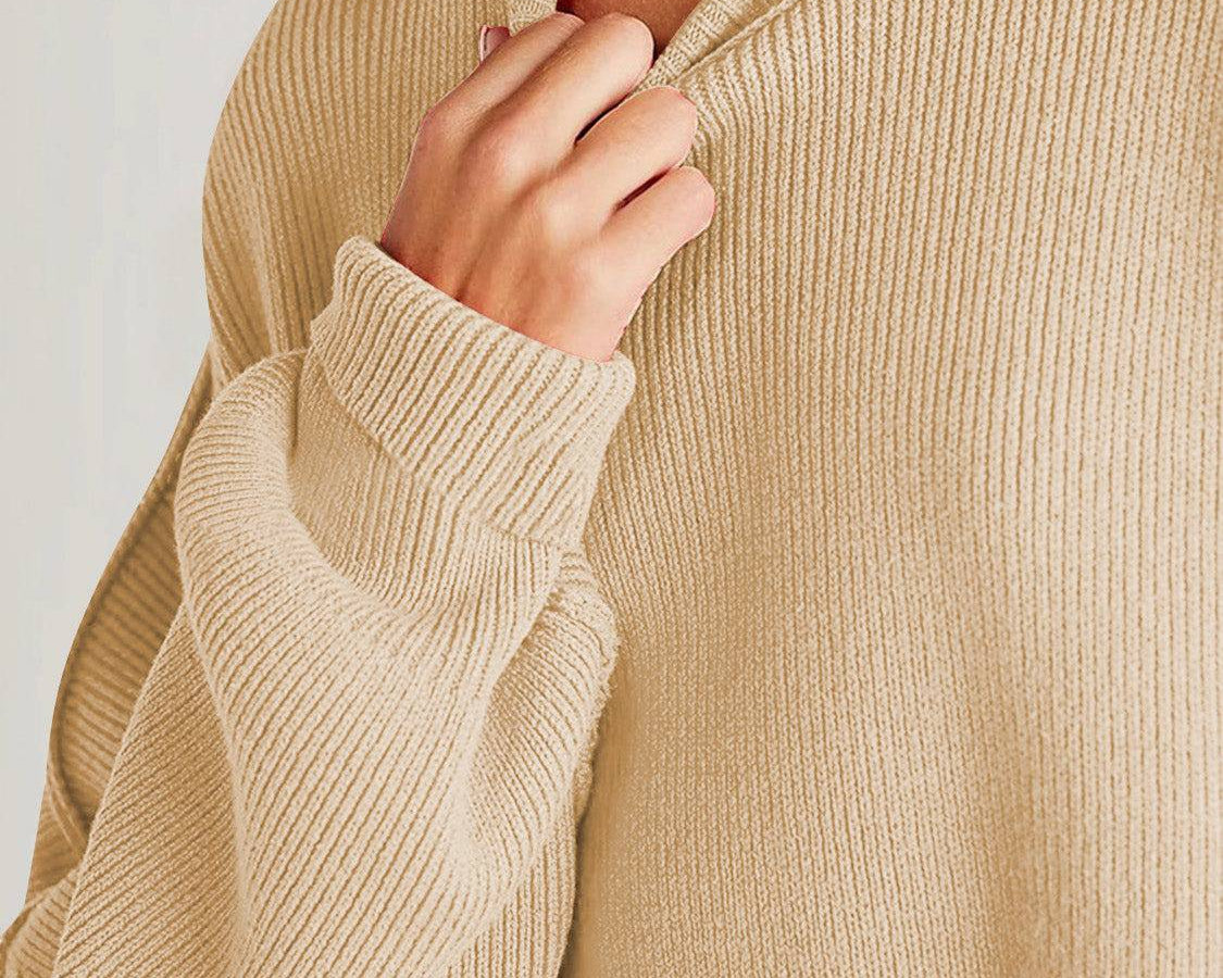 NEWYORKLISTED STYLE COLLECTION: Round Neck Long Sleeve Sweater - NEWYORKLISTED