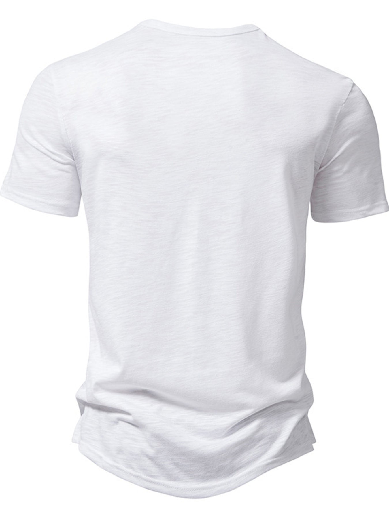NEWYORKLISTED ATLAS MEN'S COLLECTION: White t-shirt on a white background