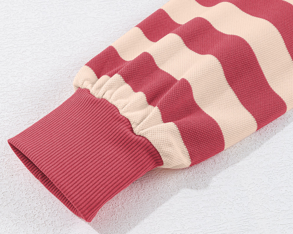 NEWYOKLISTED STYLE COLLECTION: Striped Johnny Collar Long Sleeve Mini Dress - NEWYORKLISTED