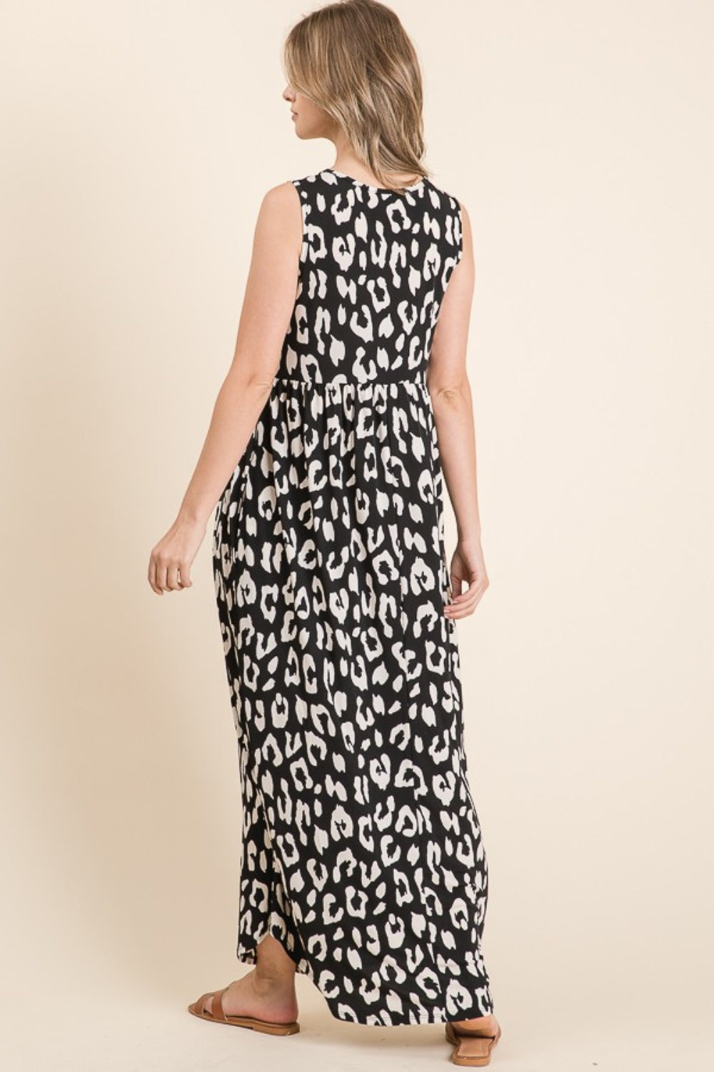 NEWYORKLISTED STYLE COLLECTION: Leopard Maxi Dress with Pockets - NEWYORKLISTED