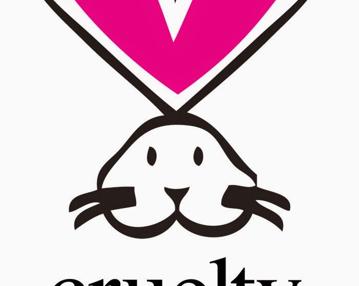 NEWYORKLISTED COSMETIC COLLECTION: Logo with a heart and rabbit face, indicating 'cruelty free' products.