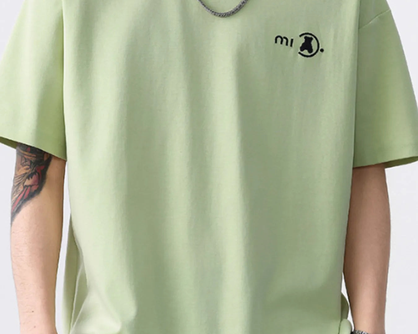 Men’s Plus Size Round Neck Half Sleeve T-Shirt – NEWYORKLISTED ATLAS MEN’S COLLECTION, oversized cotton blend tee