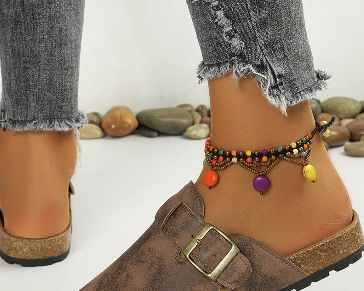 Round Toe Buckle Slip-Ons - NEWYORKLISTED