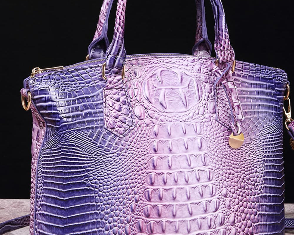 NEWYORKLISTED STYLE COLLECTION: Rainbow Gradient Vegan Leather Handbag - NEWYORKLISTED