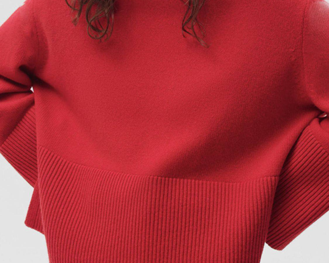 NEWYORKLISTED STYLE COLLECTION: Turtleneck Drop Shoulder Sweater - NEWYORKLISTED