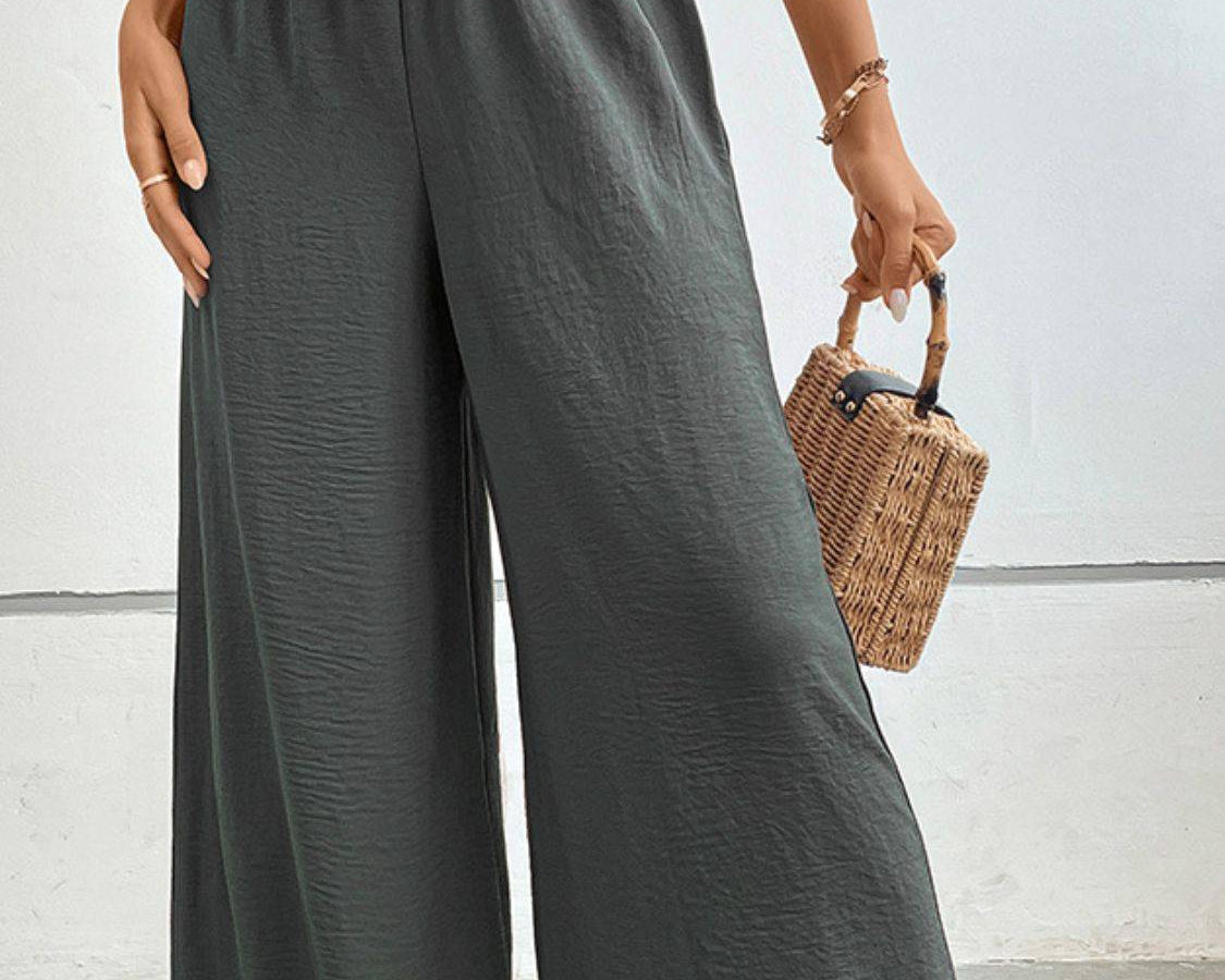 NYLD Wide Waistband Relax Fit Long Pants - NEWYORKLISTED