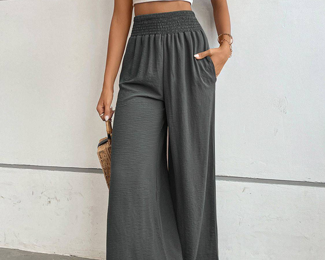 NYLD Wide Waistband Relax Fit Long Pants - NEWYORKLISTED