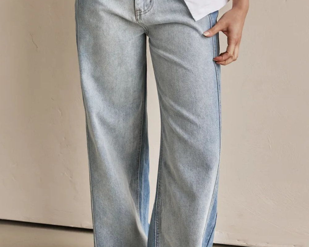 NEWYORKLISTED STYLE COLLECTION: Straight Leg Jeans with Pockets - NEWYORKLISTED