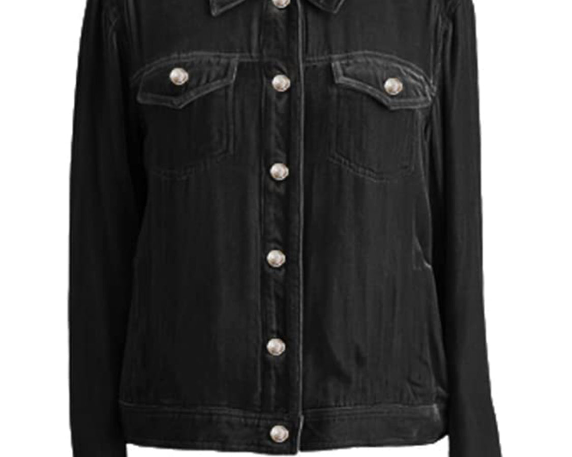 Long Sleeve Jacket with Chest Pockets: NEWYORKLISTED STYLE COLLECTION - NEWYORKLISTED