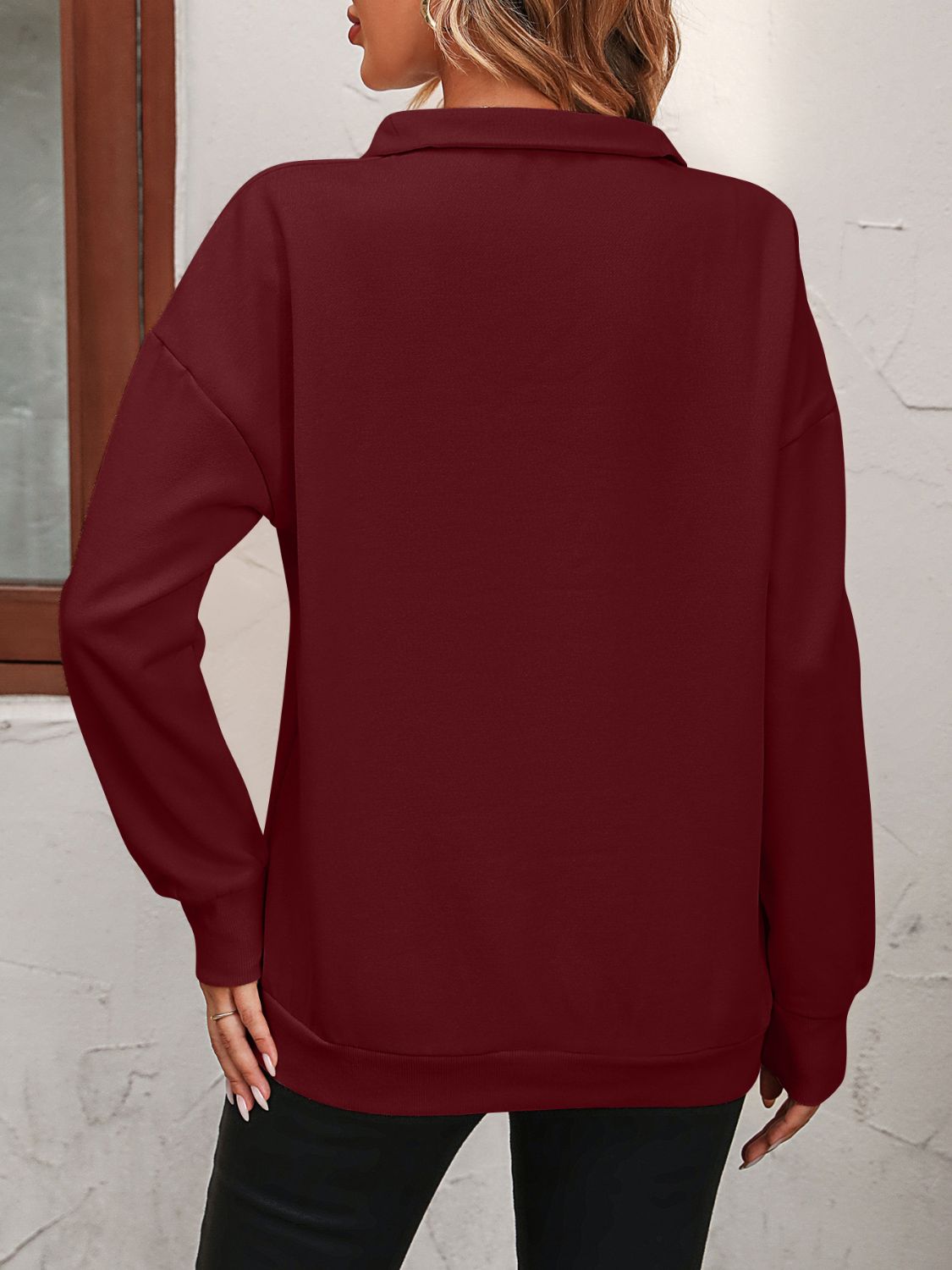 NEWYORKLISTED STYLE COLLECTION: Dropped Shoulder Sweatshirt - NEWYORKLISTED